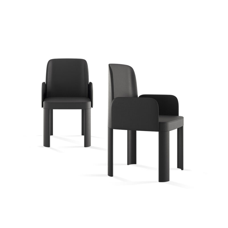 Gelsomina chair with armrest
